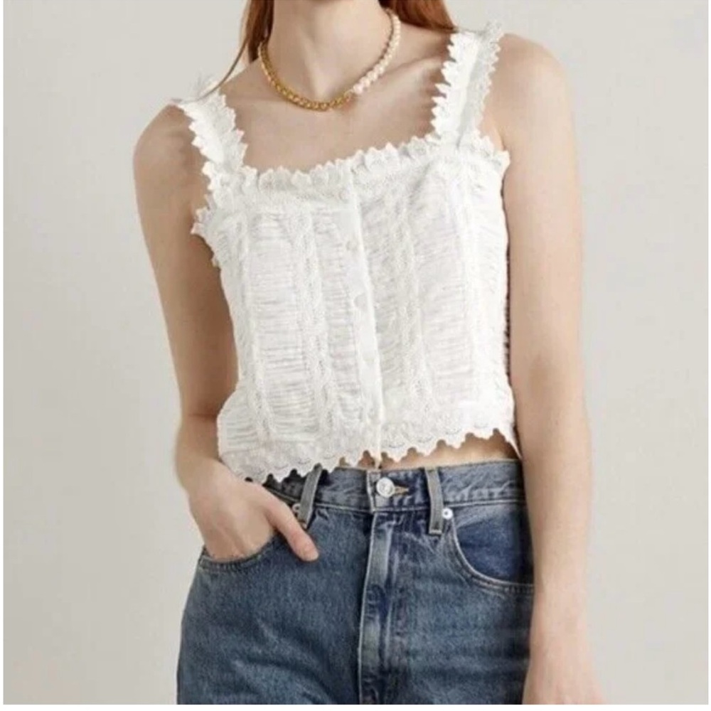 Doen Ari Top in Salt, size small